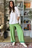 Sunday Morning Demi Bloom Pant Lime / Emerald